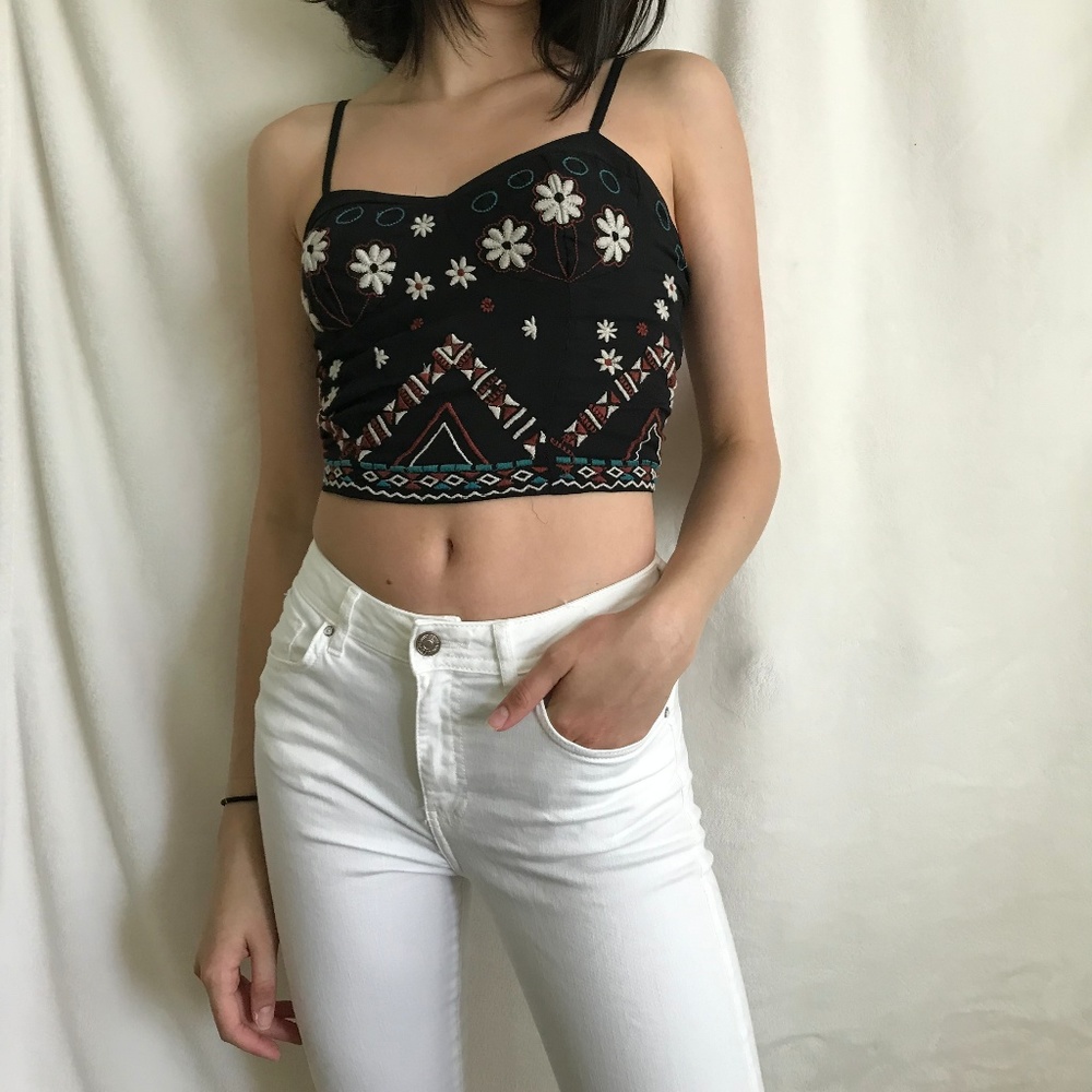 Black Crop Top